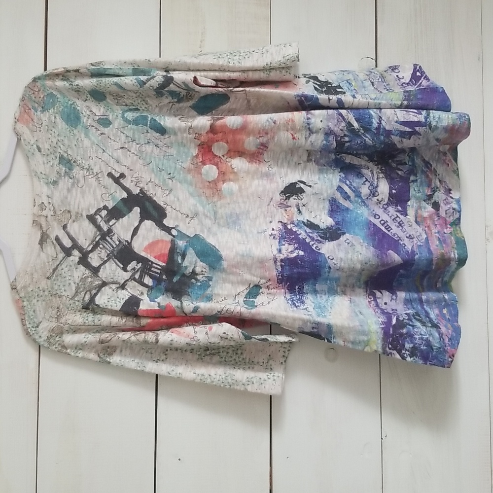Inoah hi-lo tunic top L - Picture 2 of 7